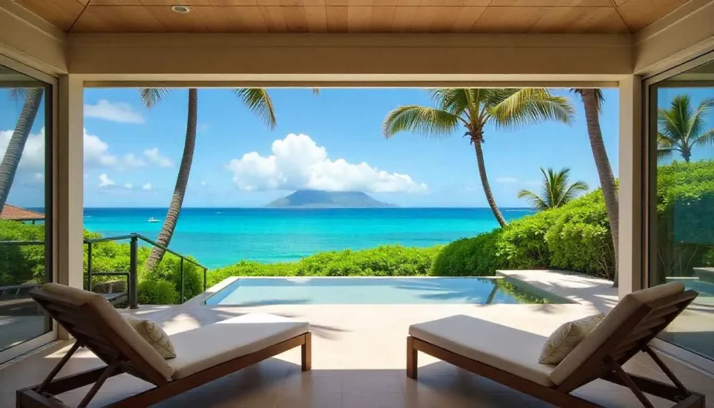 A luxury Lanikai vacation rental with direct ocean views.