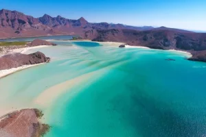 balandra beach lagoon view